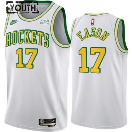 NBA Houston Rockets Trikot Tari Eason 17 Nike 2022-23 Classic Edition Weiß Swingman - Kinder